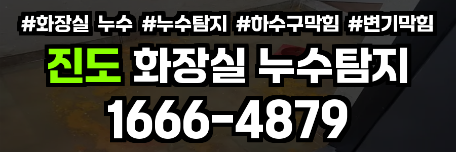 진도 화장실 누수