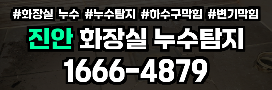 진안 화장실 누수
