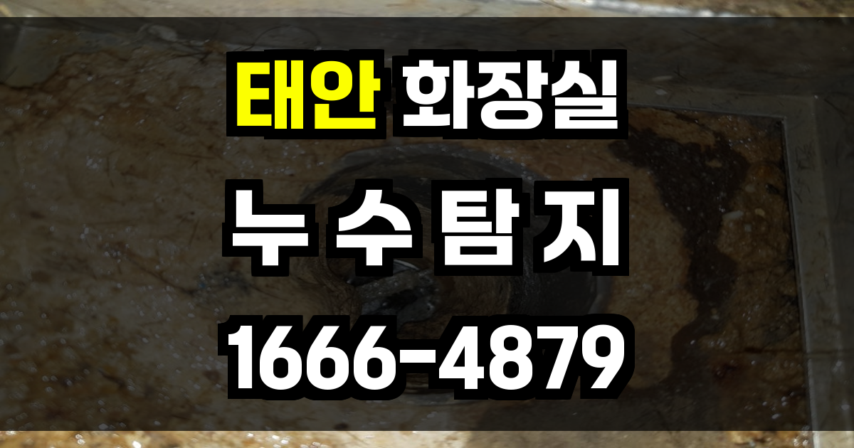 태안 화장실 누수