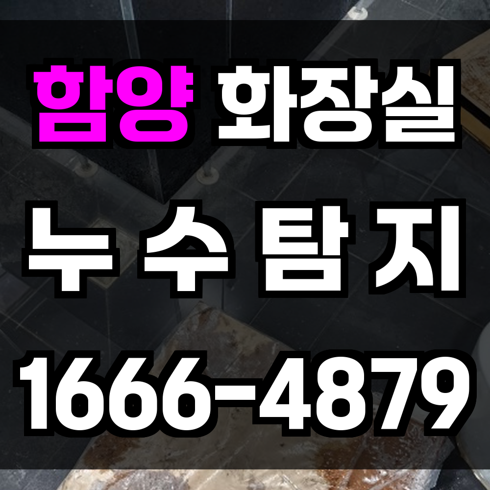 함양 화장실 누수탐지 타일 아래 숨어있는 누수까지 빠짐없이 점검하는 정밀 서비스