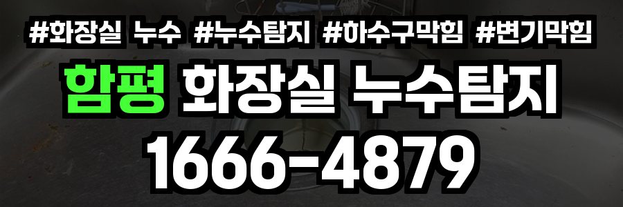 함평 화장실 누수