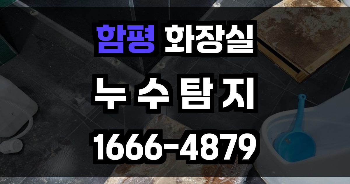 함평 화장실 누수