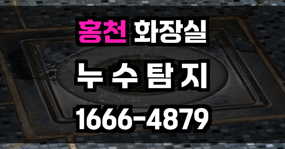 홍천 화장실 누수