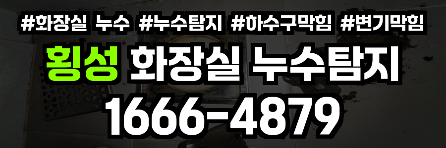 횡성 화장실 누수