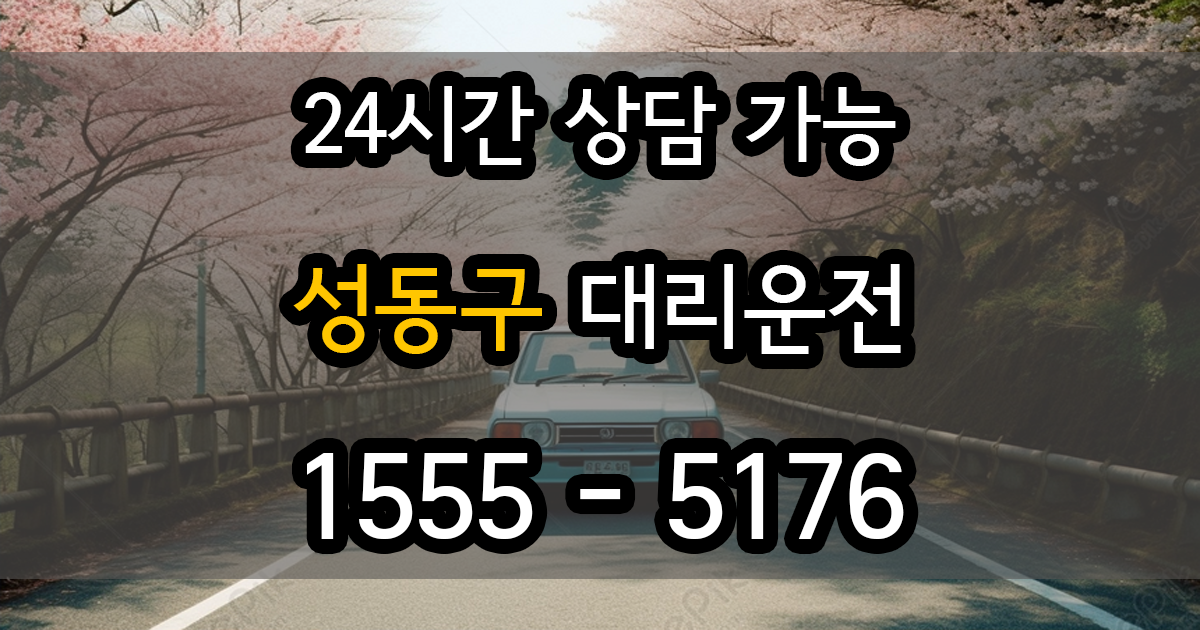 성동구 대리운전