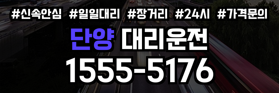 단양 대리운전