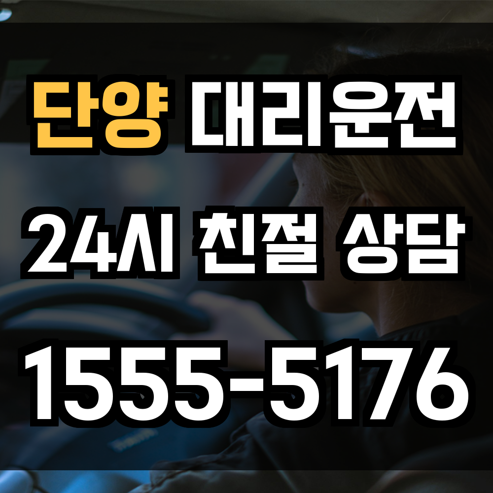 단양 대리운전