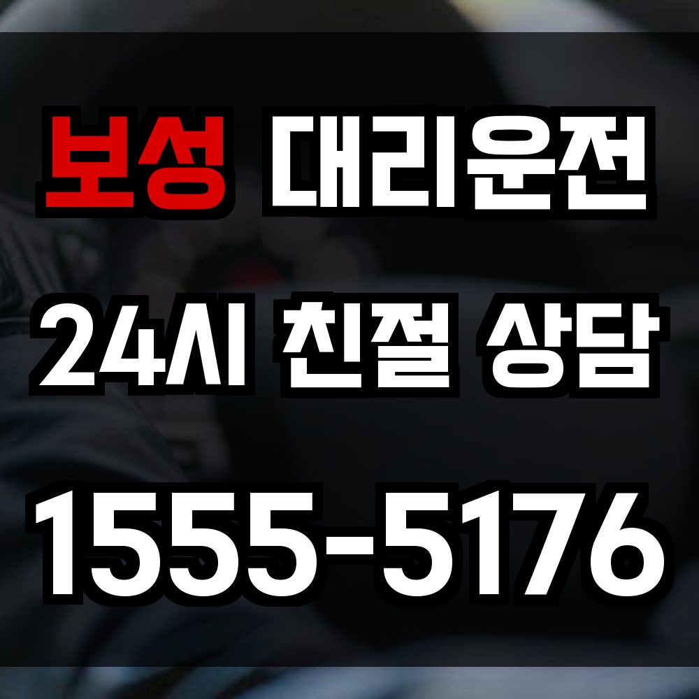 보성 대리운전