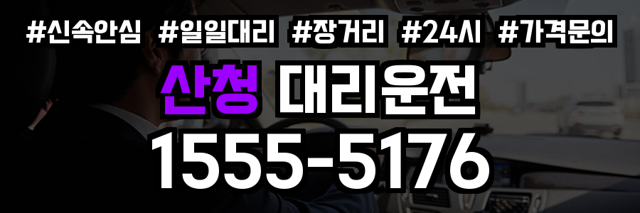산청 대리운전