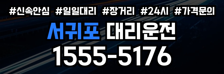 서귀포 대리운전