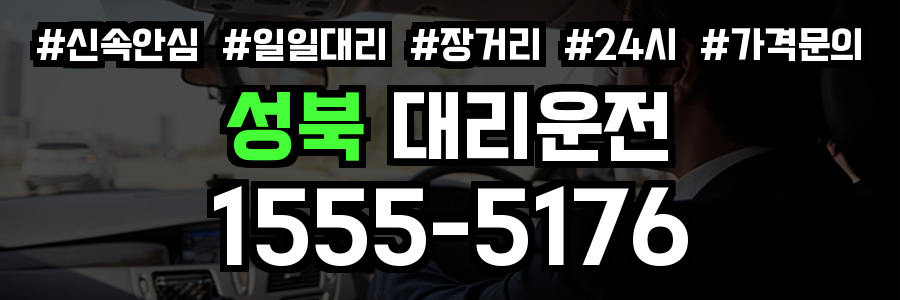 성북구 대리운전