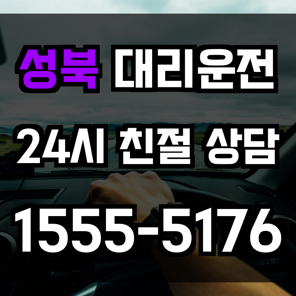 성북구 대리운전