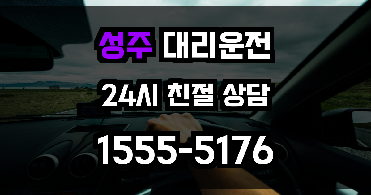 성주 대리운전