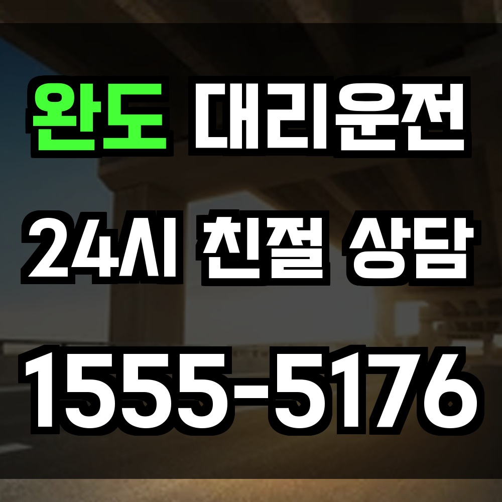 완도 대리운전