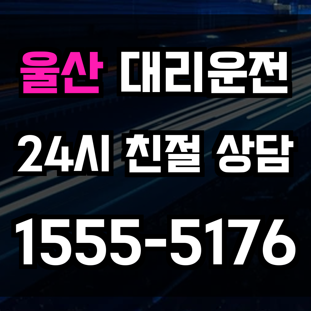 울산 대리운전