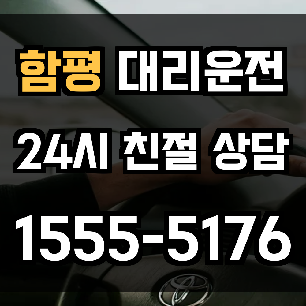 함평 대리운전 전원 지역도 빠르게 배차되는 귀가 전문 서비스