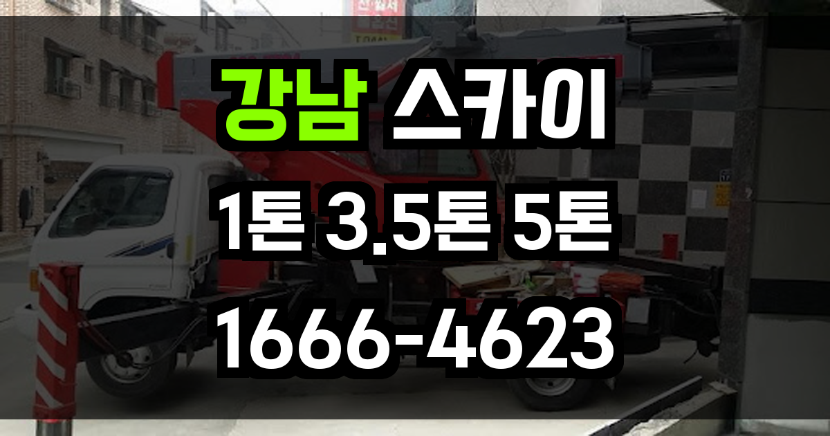 강남 스카이차