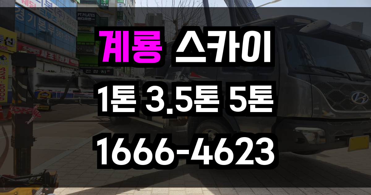 계룡 스카이차