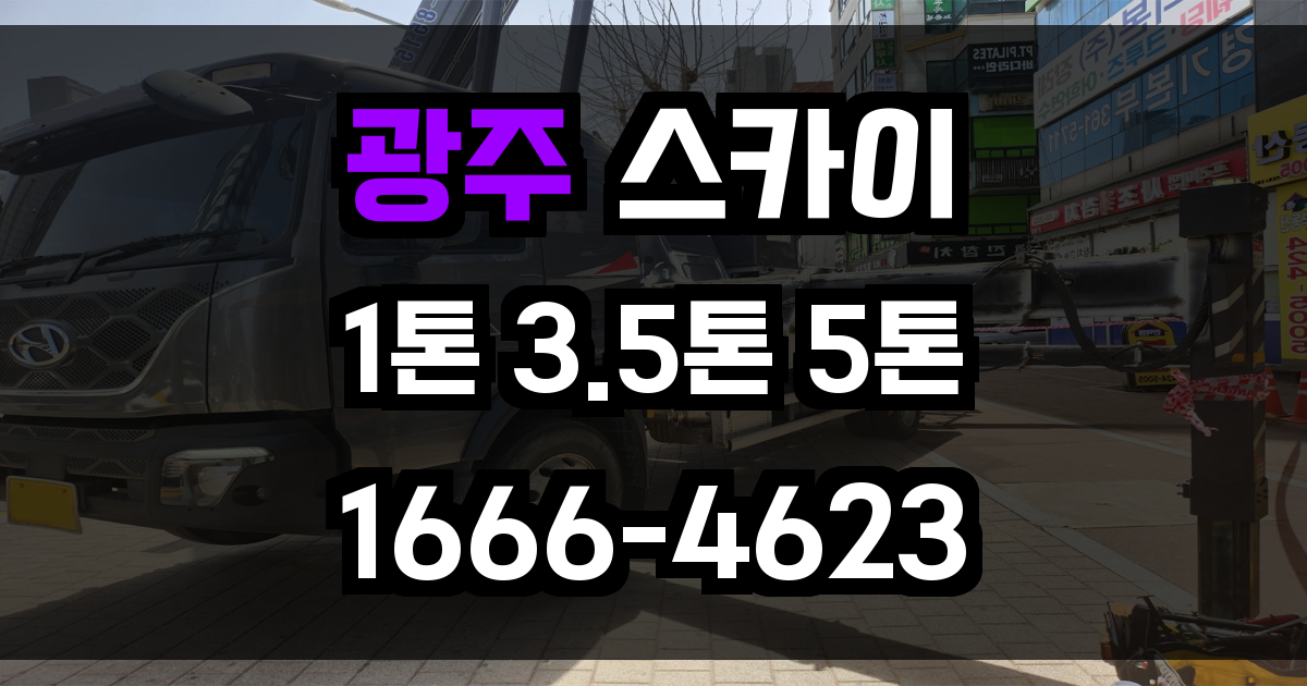광주 스카이차