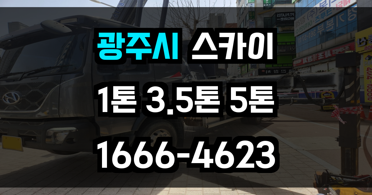 광주시 스카이차