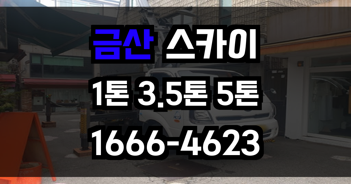 금산 스카이차