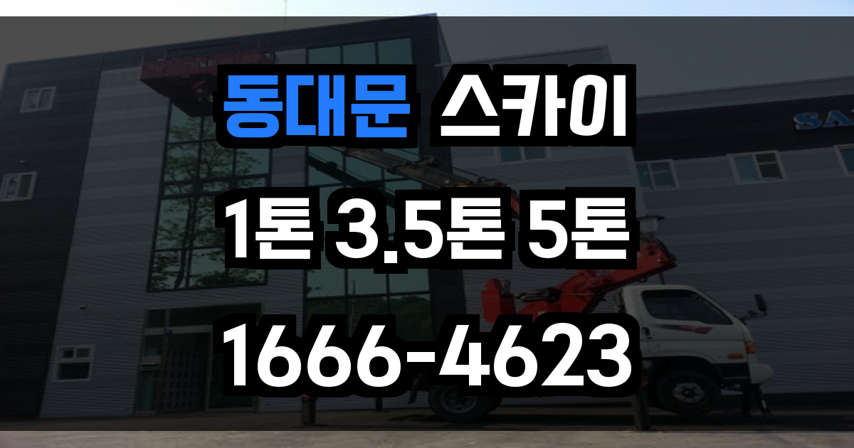 동대문 스카이차