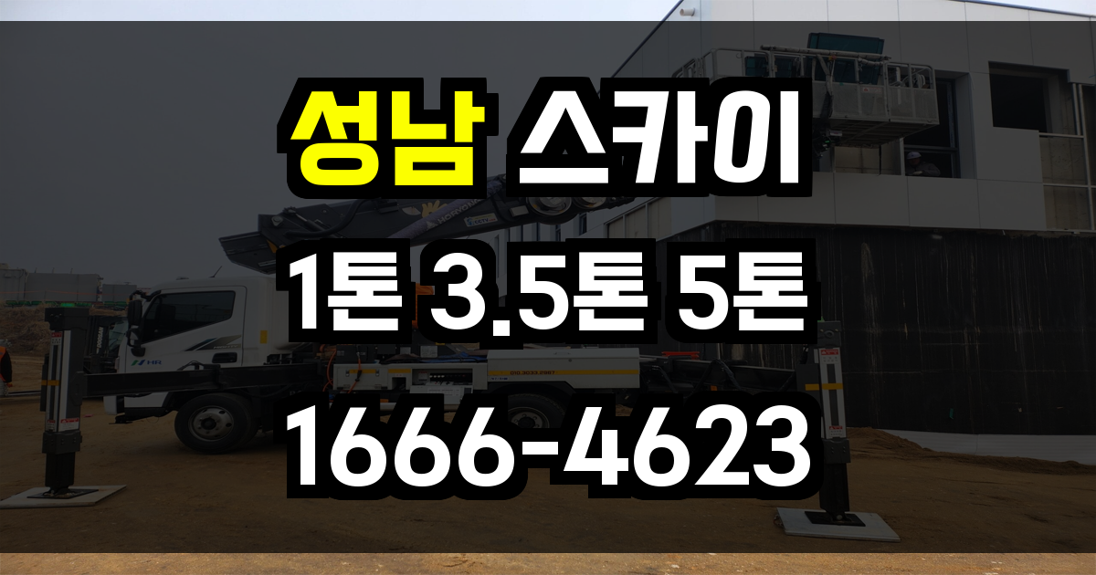 성남 스카이차