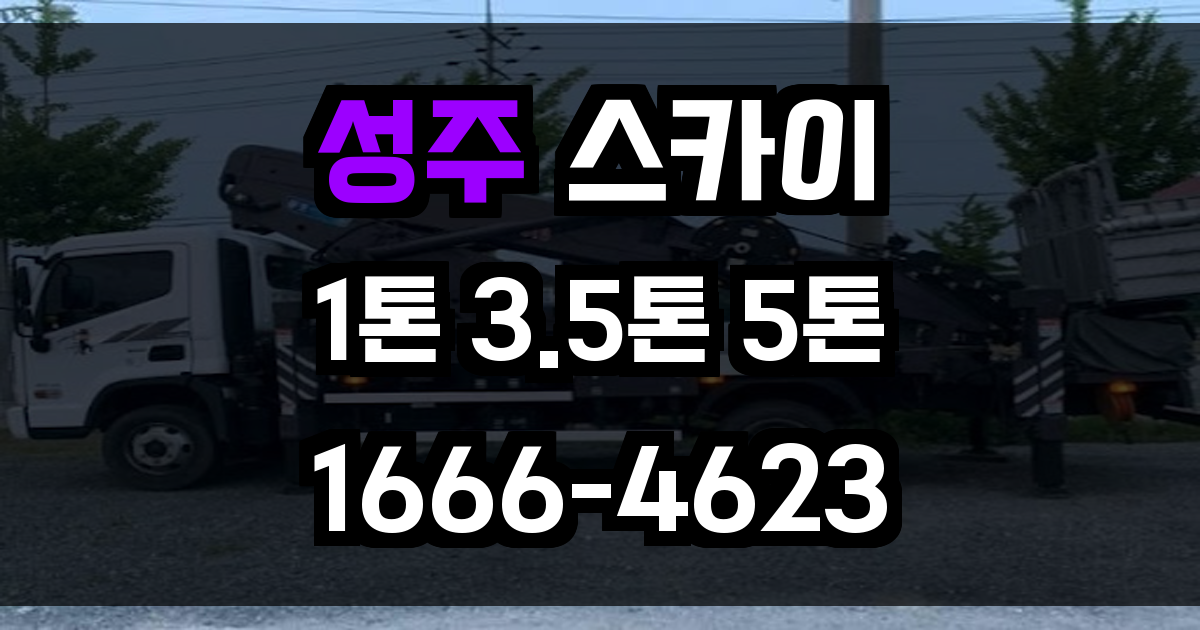성주 스카이차