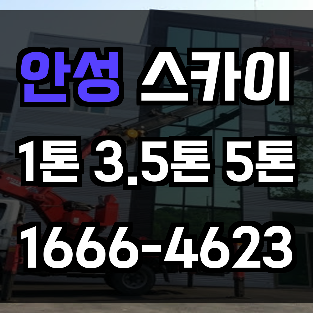 안성 스카이차