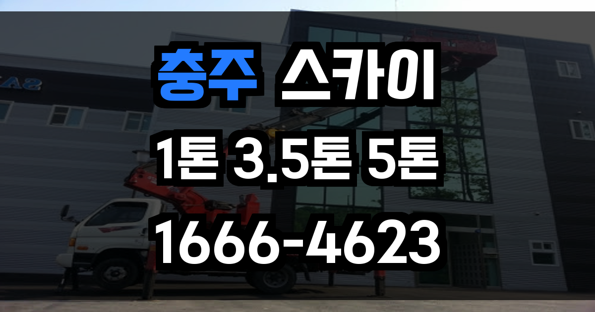 충주 스카이차