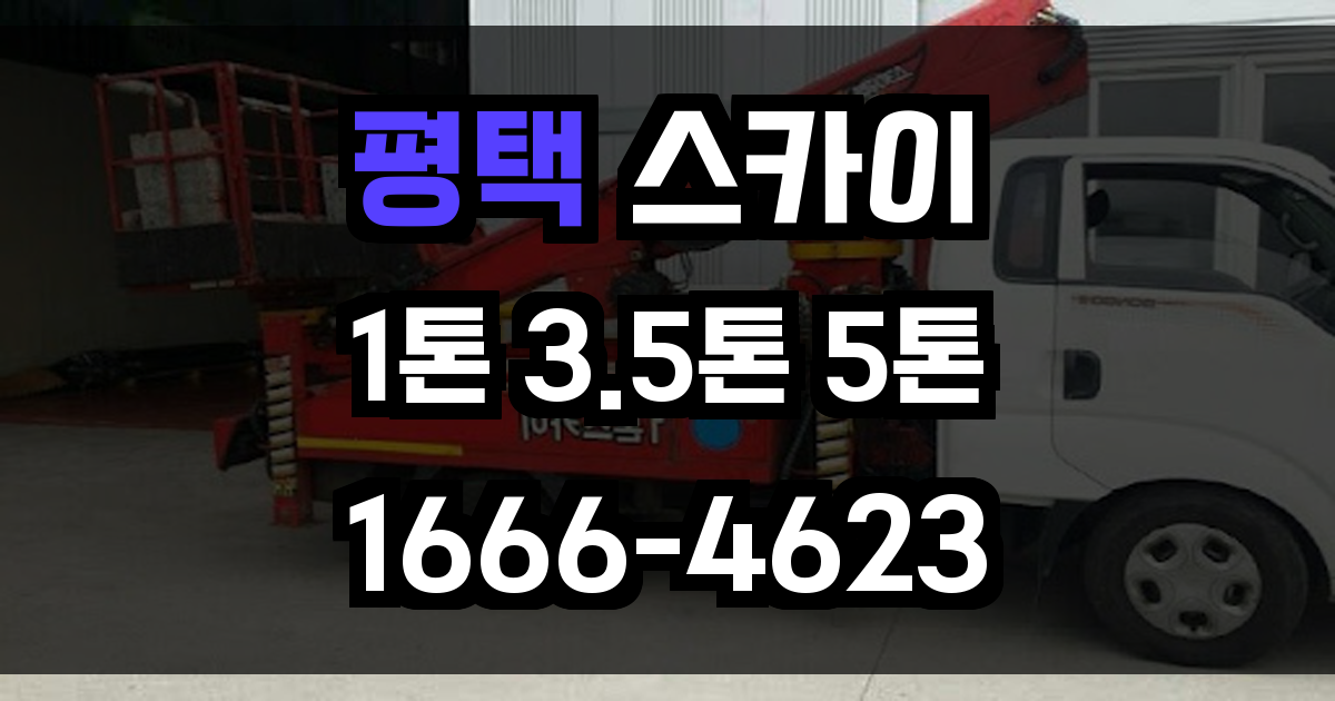 평택 스카이차