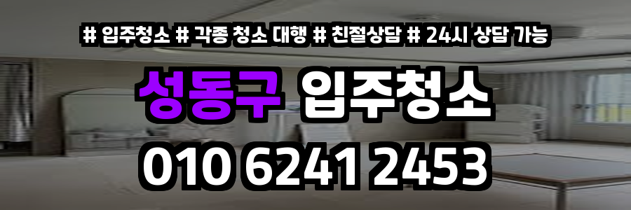 성동구입주청소