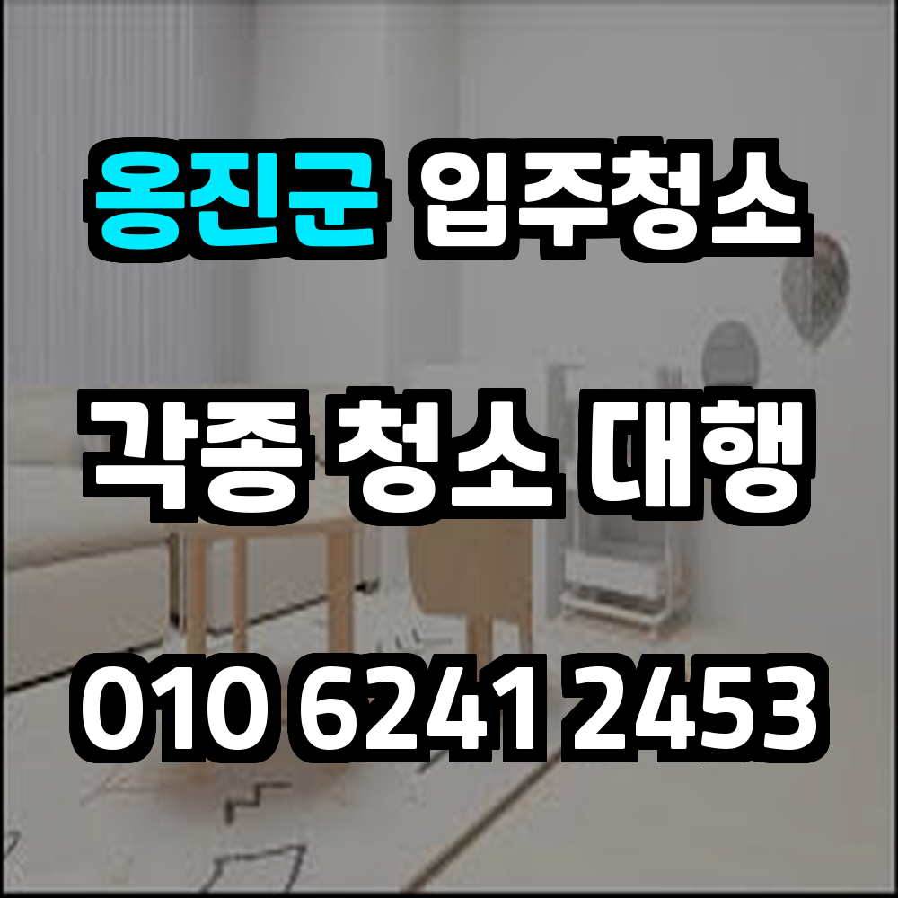 옹진군입주청소