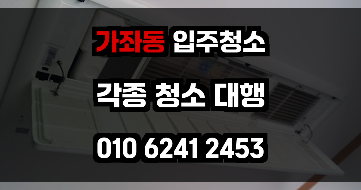 가좌동 입주청소