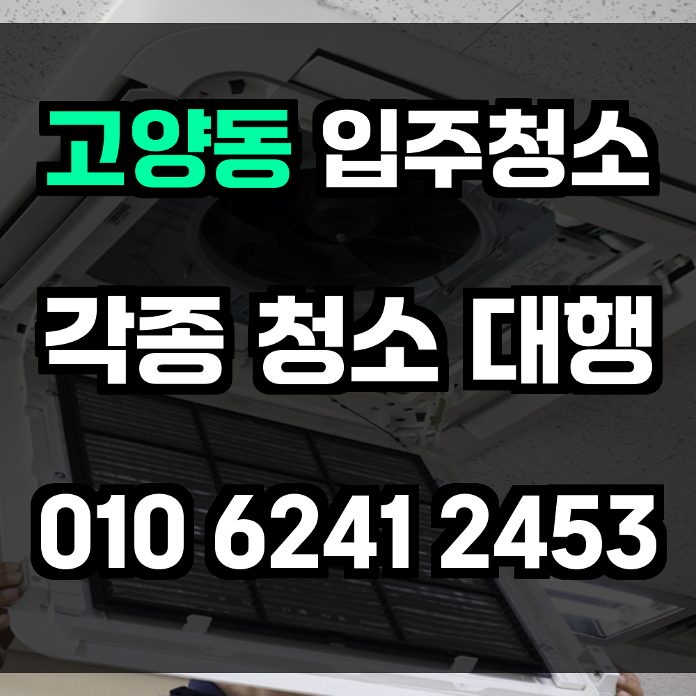 고양동 입주청소