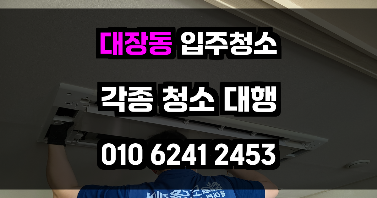 대장동 입주청소