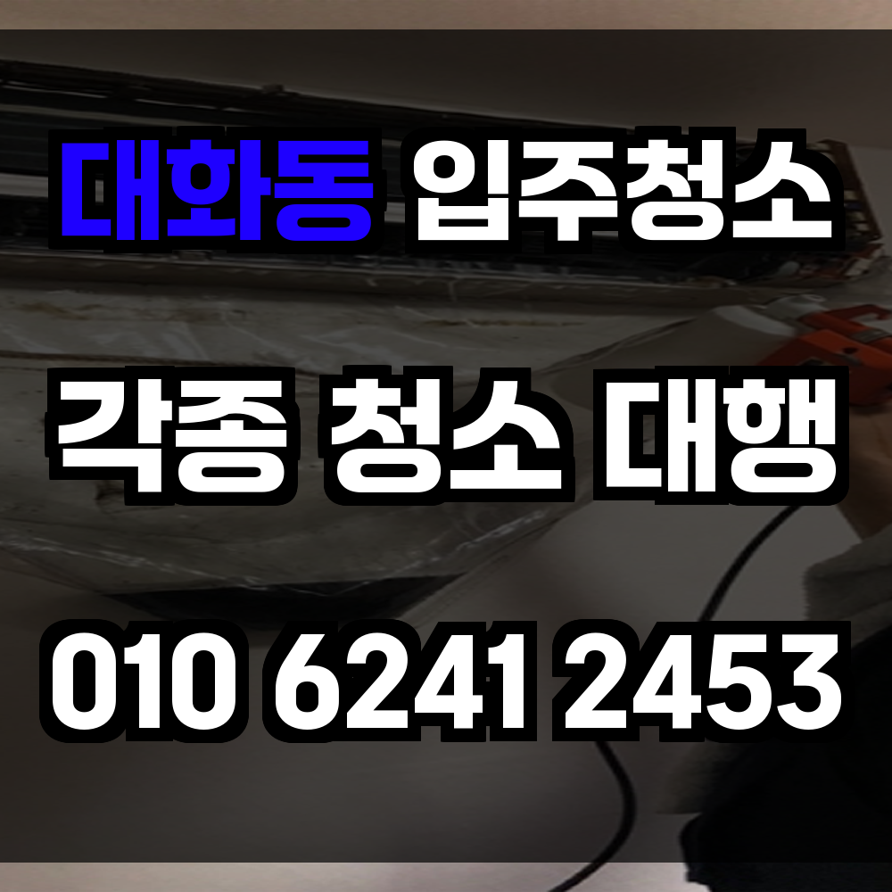 대화동 입주청소