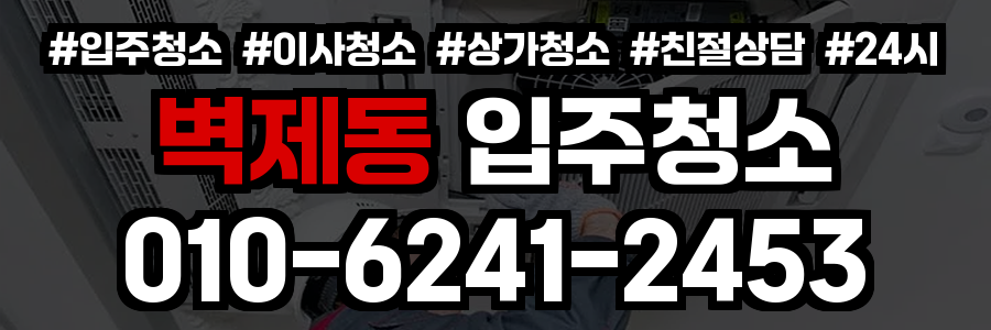벽제동 입주청소