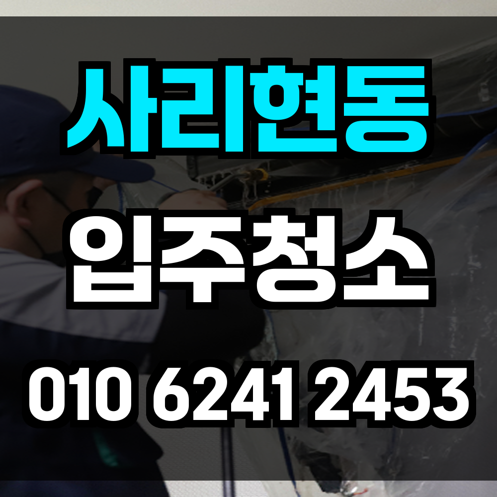 사리현동 입주청소