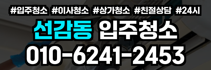선감동 입주청소