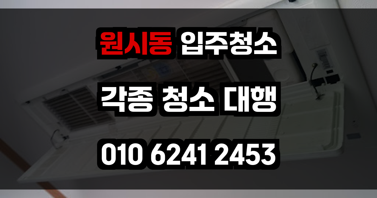 원시동 입주청소