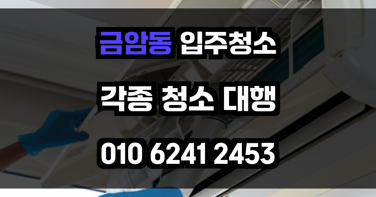 금암동 입주청소