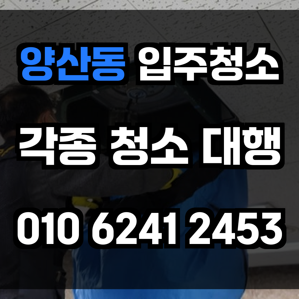양산동 입주청소