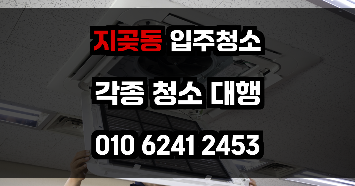 지곶동 입주청소
