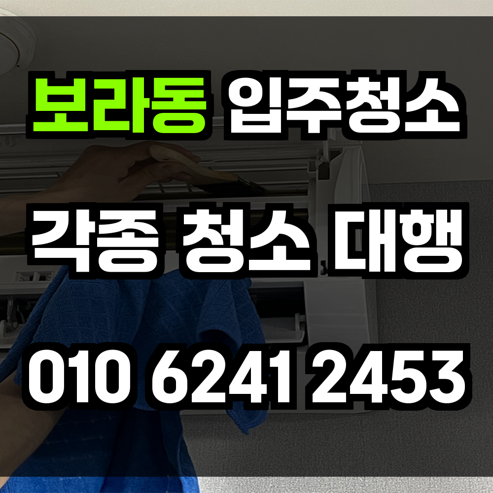보라동 입주청소