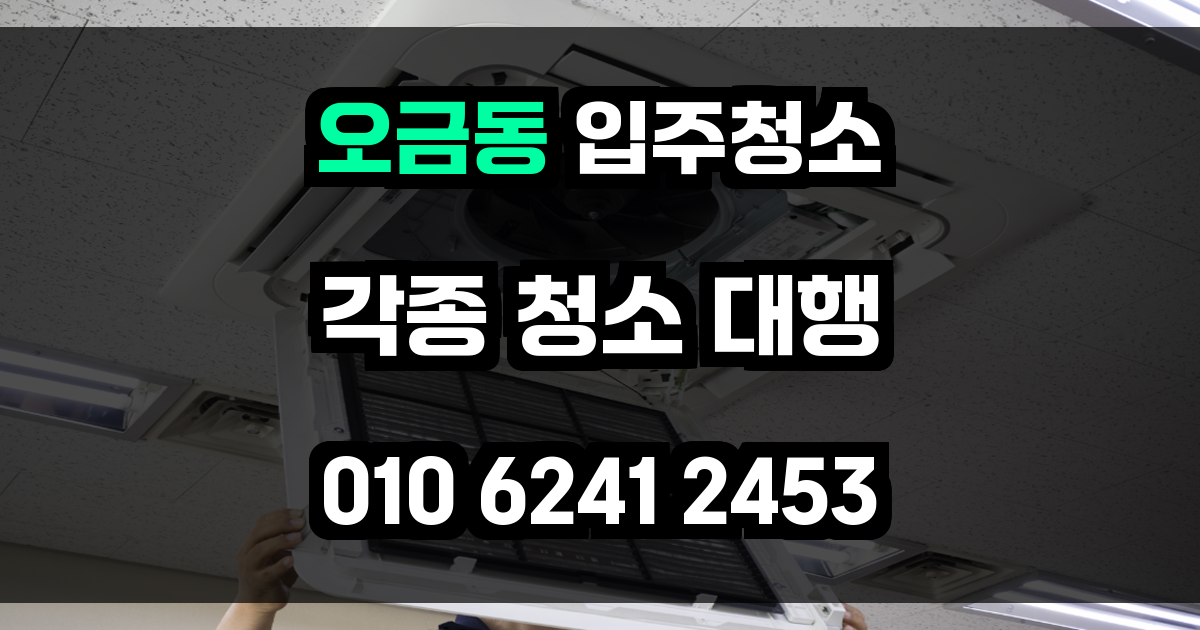 오금동 입주청소
