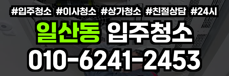일산동 입주청소