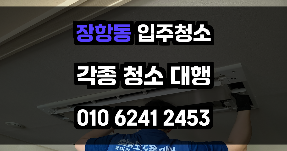 장항동 입주청소