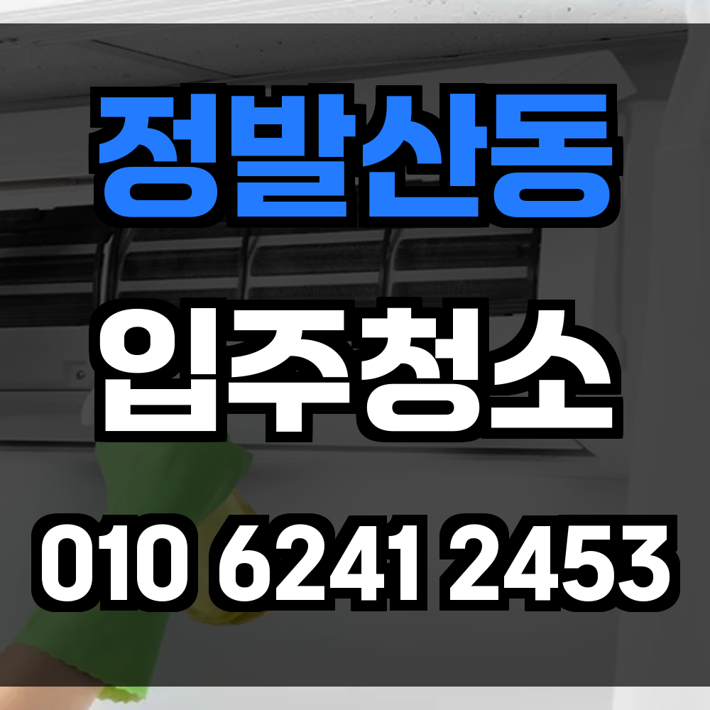 정발산동 입주청소