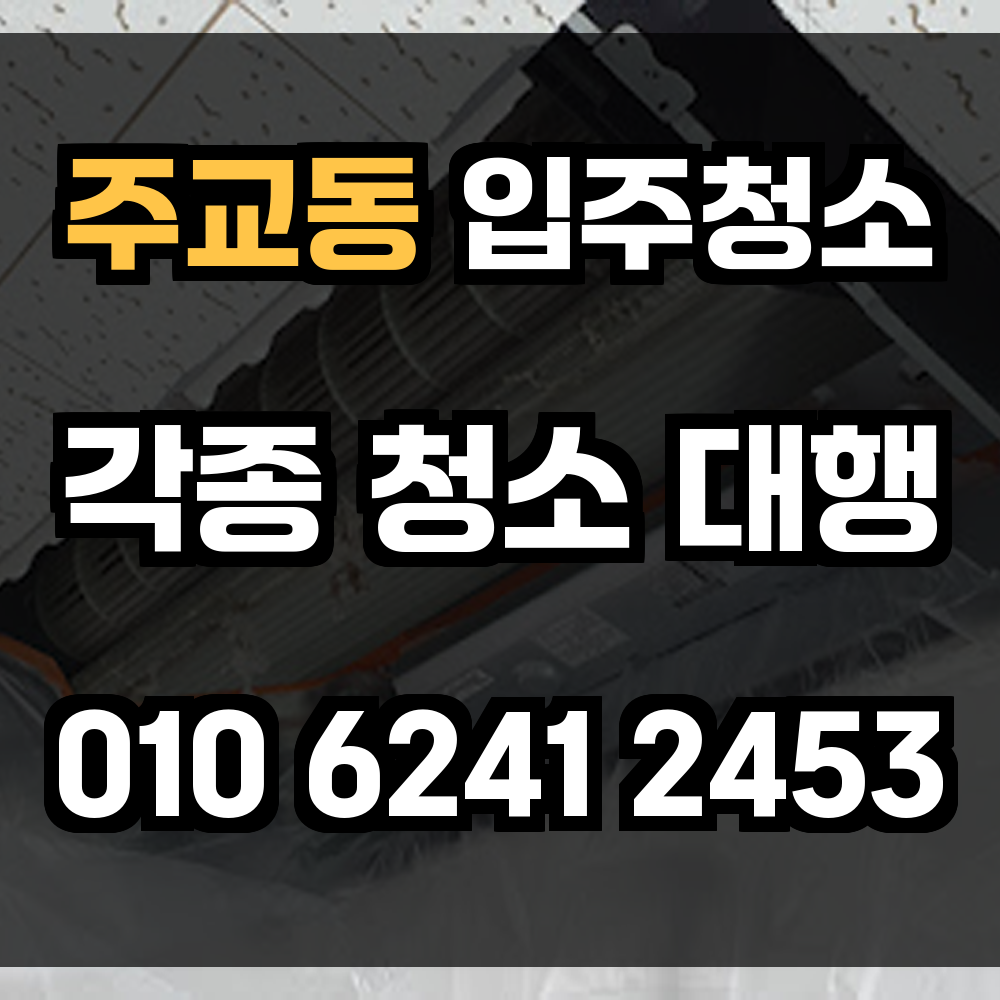 주교동 입주청소